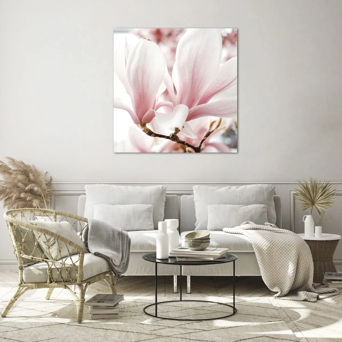 Obraz na skle - Nesmírnost něžnosti - 30x30 cm