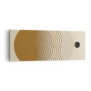 Obraz na plátně - O původu geometrických obrazců - 140x50 cm