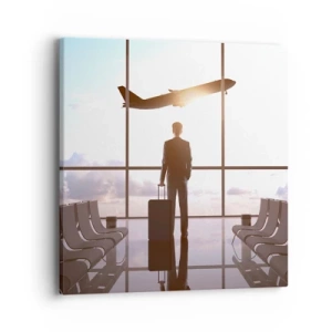 Obraz na plátně - Máš čas, zpomal - 40x40 cm