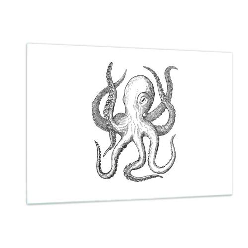 Obraz na skle - Tančící s vlnami - 120x80 cm