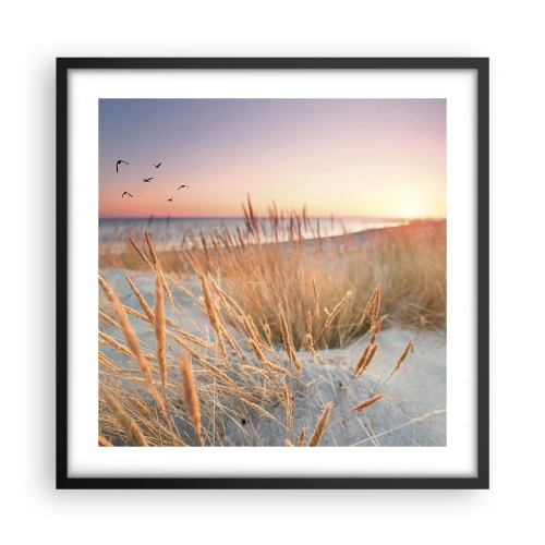 Plakát v černém rámu - Baltská ukolébavka - 50x50 cm