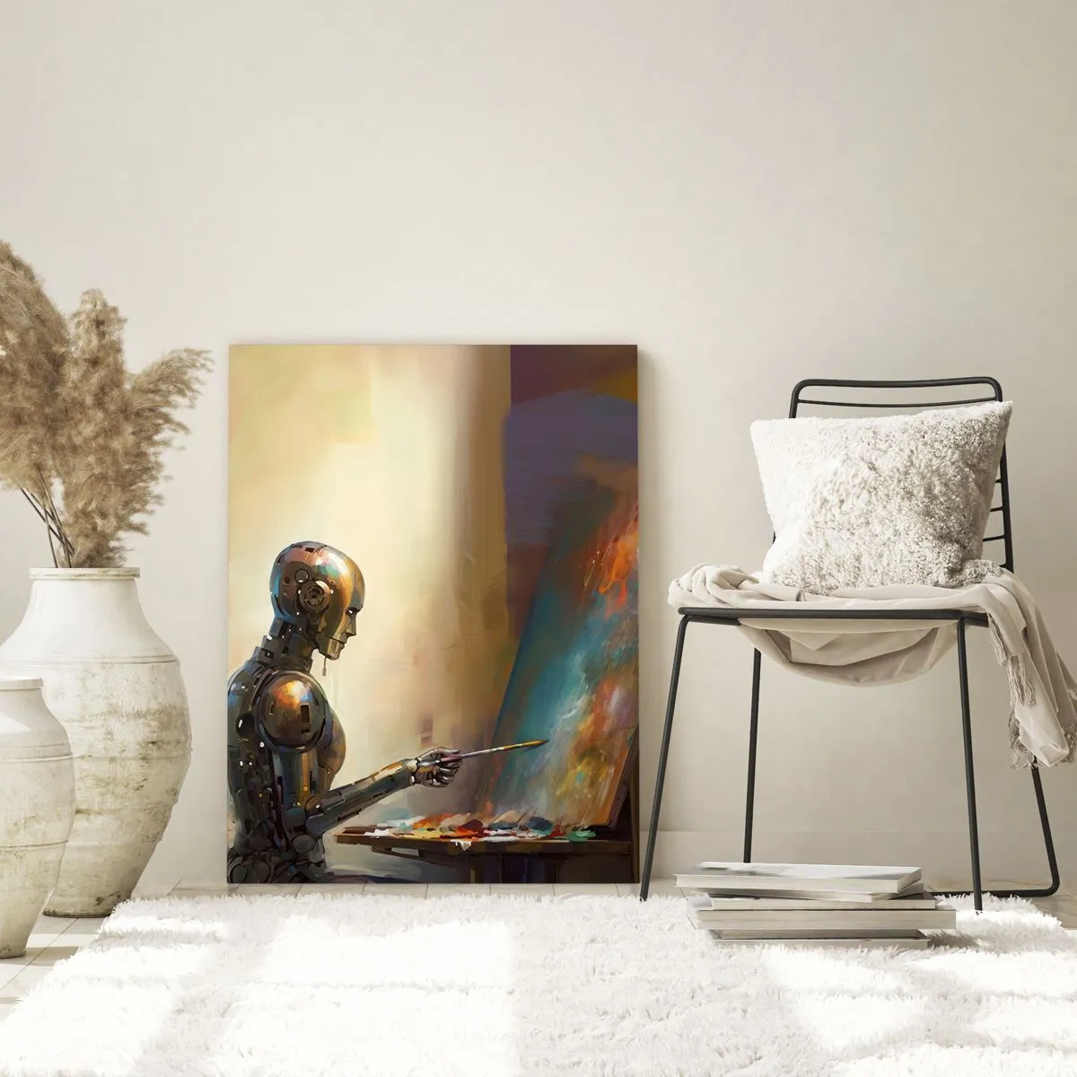 Obraz na skle - Umění budoucnosti - 80x120 cm