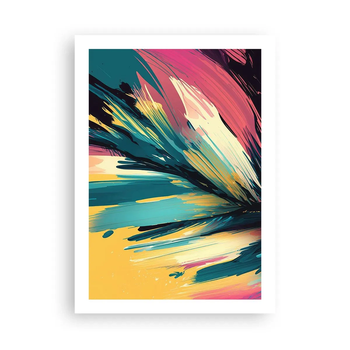 Plakát - Kompozice – exploze radosti - 50x70 cm