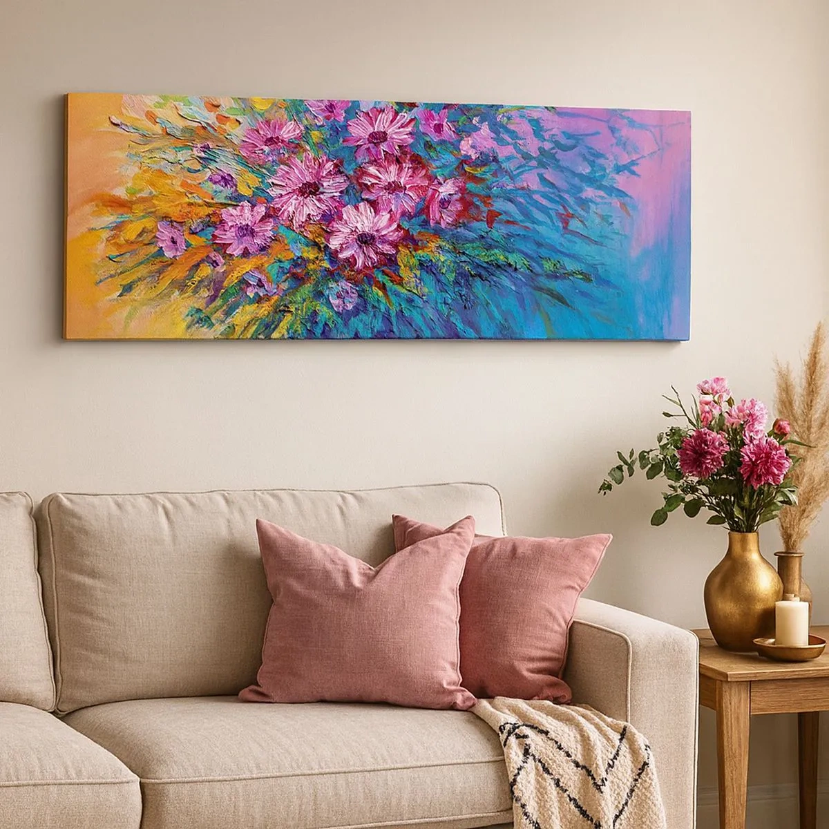 Obraz na plátně - Energie života - 100x40 cm