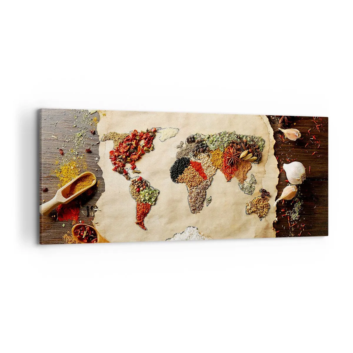 Obraz na plátně - Všechny chutě světa - 120x50 cm