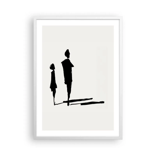 Plakát v bílém rámu - Určitě spolu? - 50x70 cm