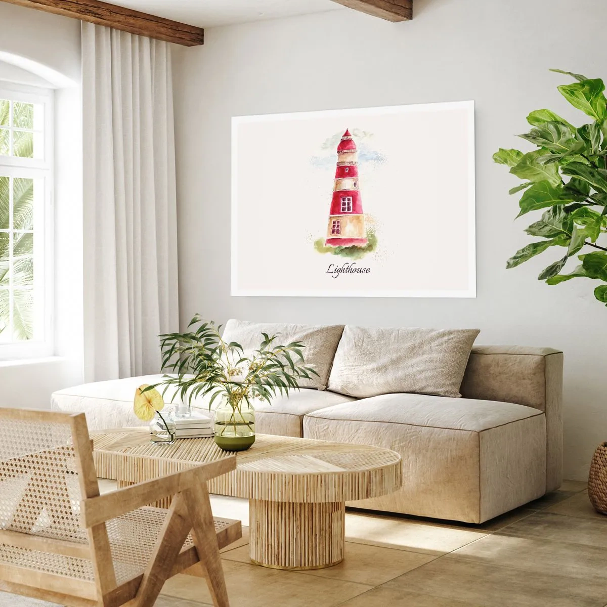 Plakát - Tady je vždy počasí - 91x61 cm