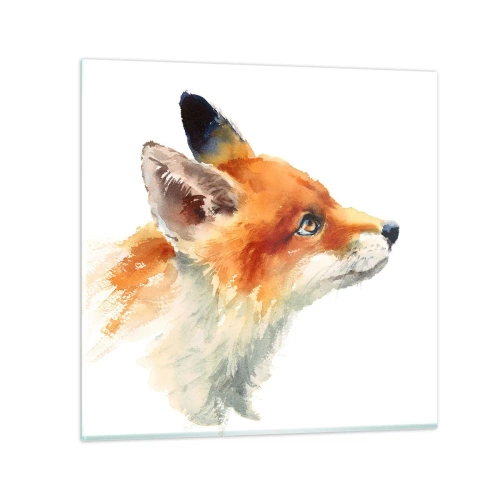 Obraz na skle - Opatrnosti není nikdy dost - 70x70 cm