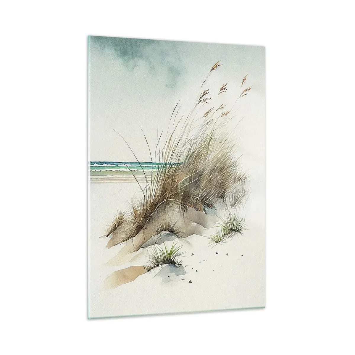 Obraz na skle - Zahalené v písku - 50x70 cm