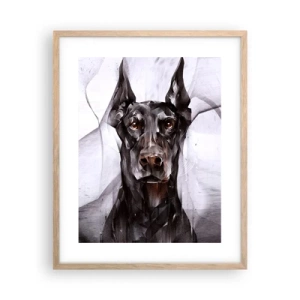 Plakát v rámu světlý dub - Z urozeného rodu - 40x50 cm