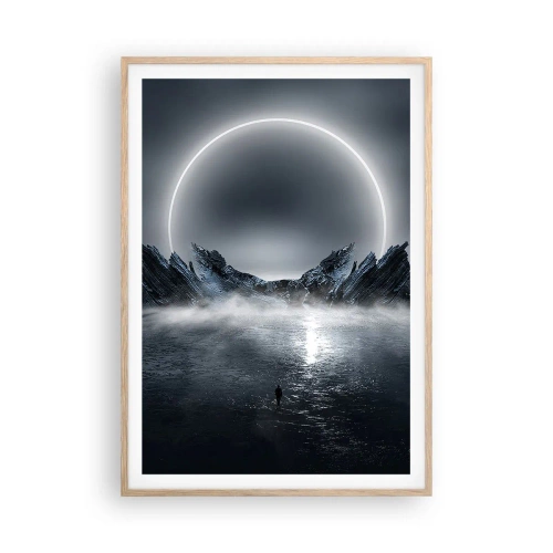 Plakát v rámu světlý dub - Finále příběhu - 70x100 cm