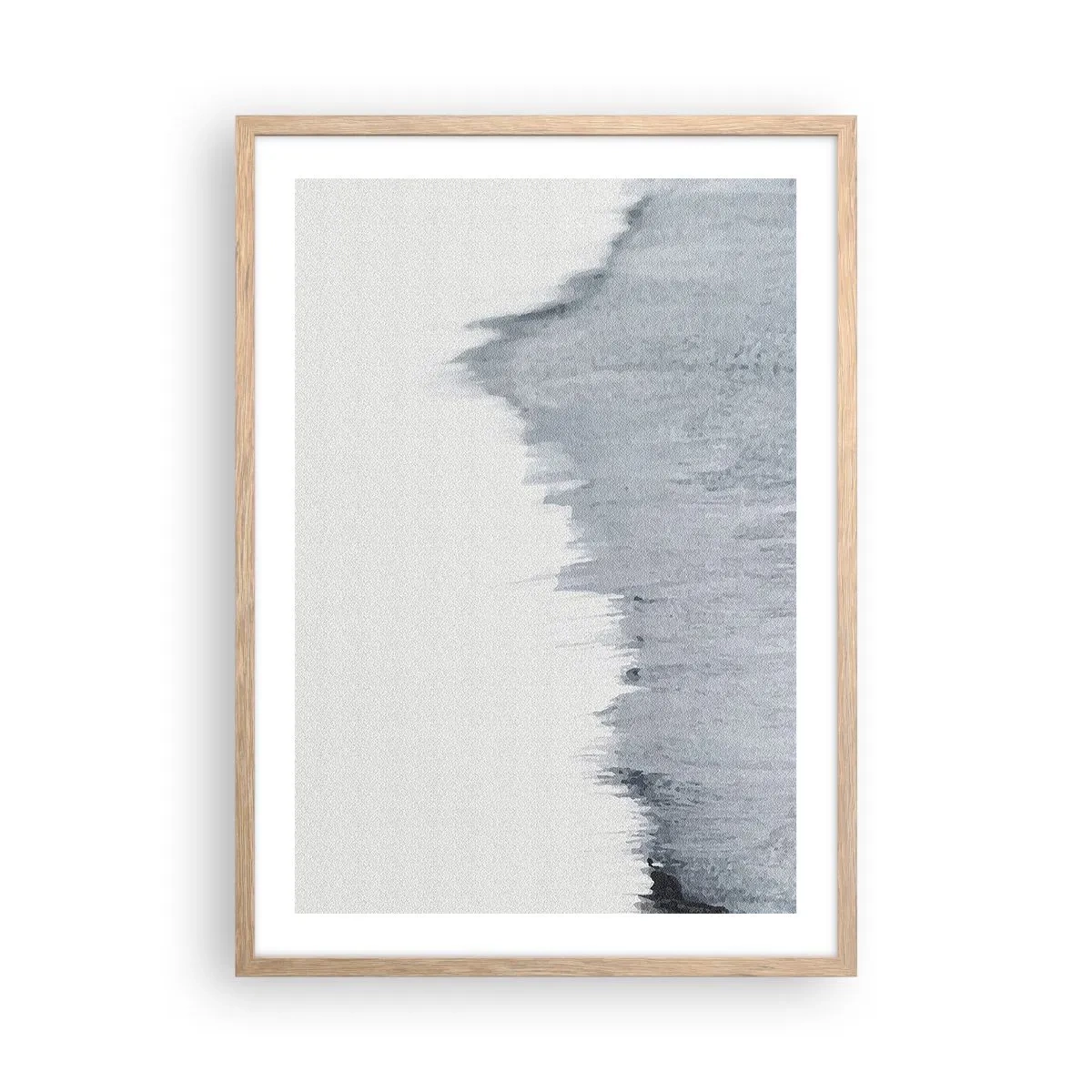 Plakát v rámu světlý dub - Tajemný záznam - 50x70 cm