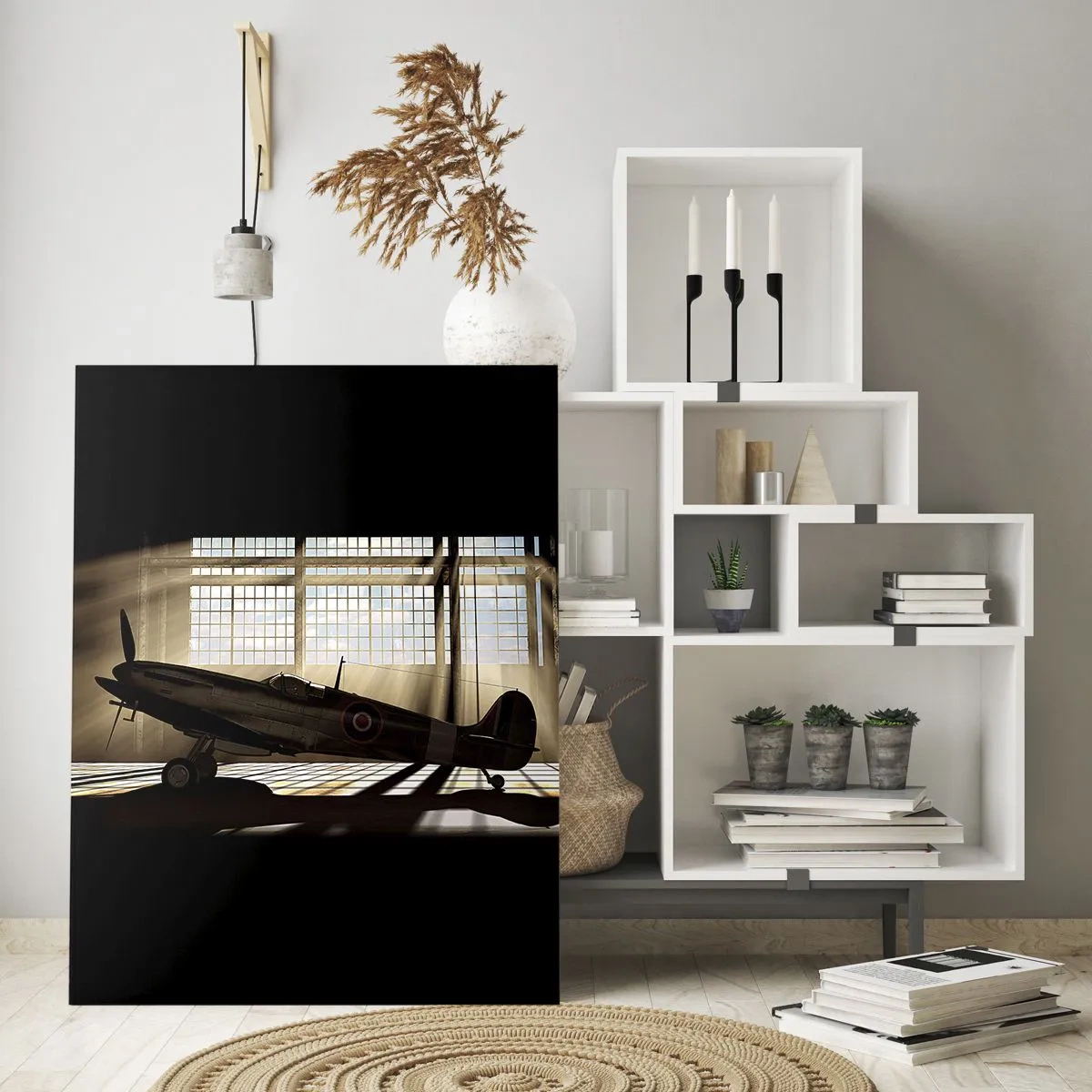 Obraz na skle - Odpočinek bojovníka - 50x70 cm