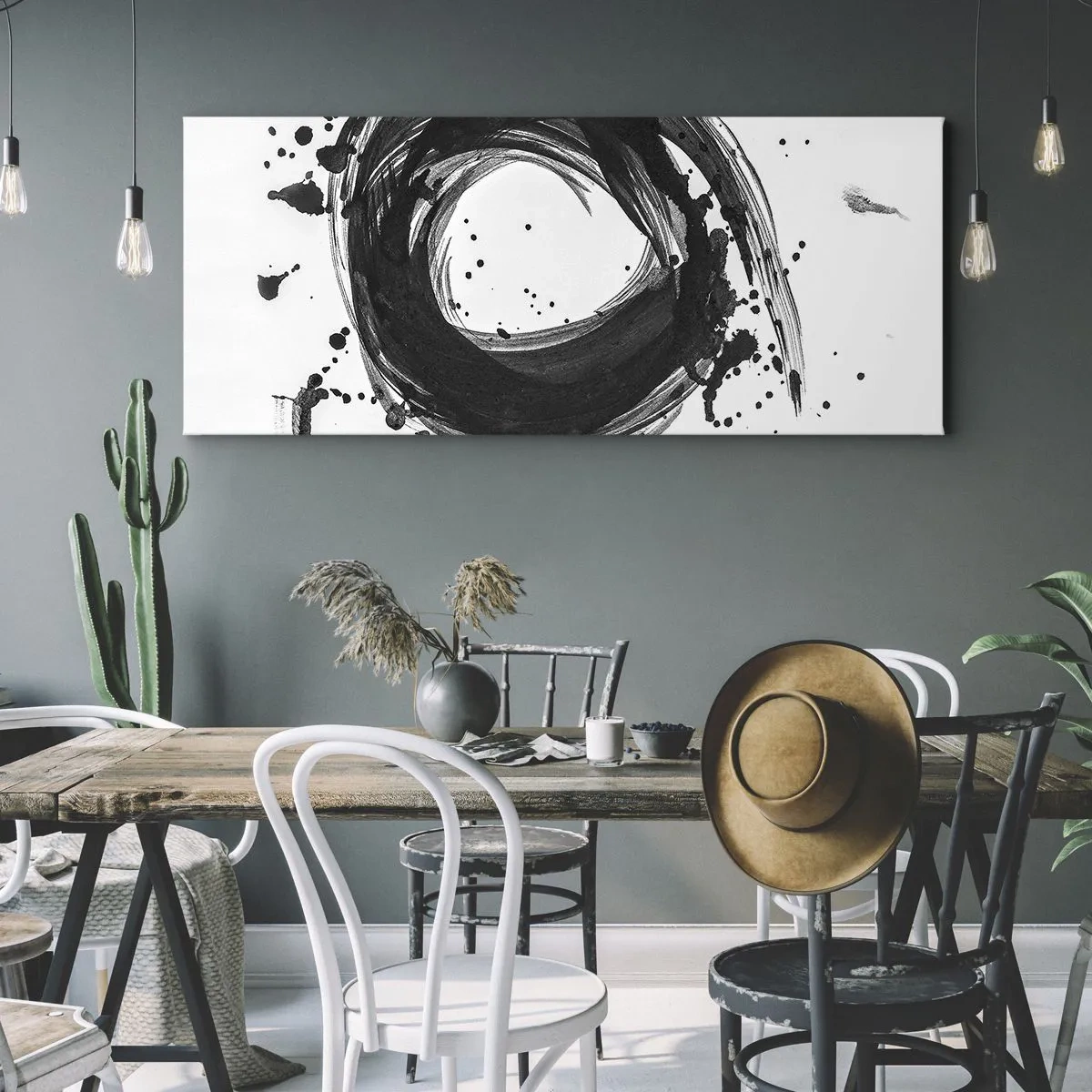Obraz na plátně - Vír tvoření - 100x40 cm