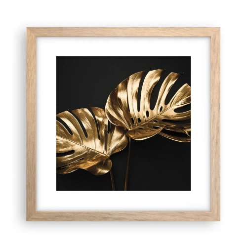 Plakát v rámu světlý dub - Poklady přírody - 30x30 cm