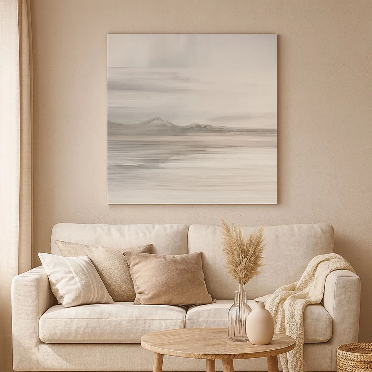 Obraz na plátně - Zamyšlená dálka - 30x30 cm