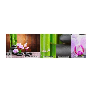 Vzor Fototapety Premium Canvas - Seznamte se s potěšením východu - Květiny, Orchidej, Orchidej - 100x30 cm