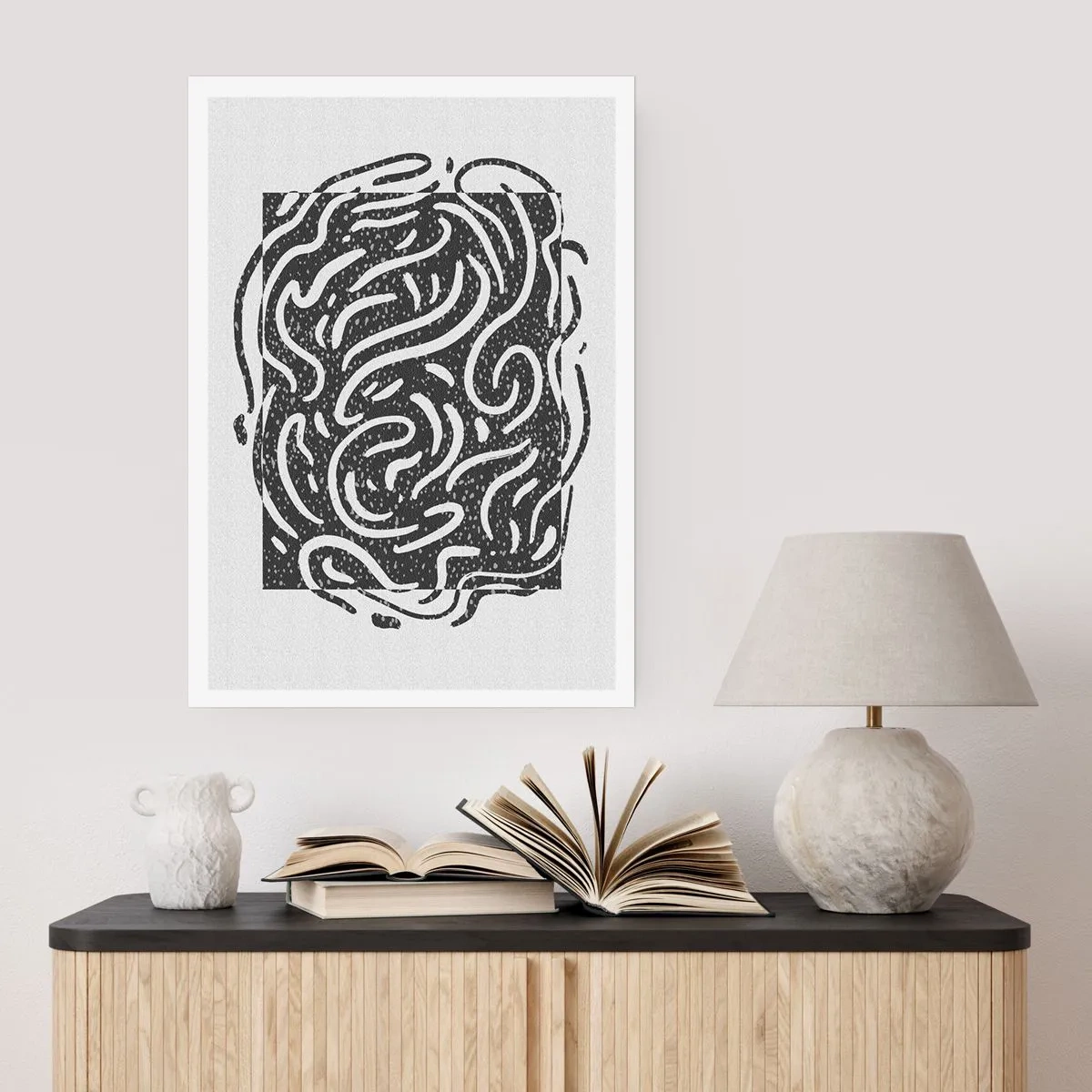 Plakát - Abstrakce: tanec radosti - 70x100 cm