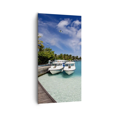 Obraz na plátně - A přece ráj existuje - 65x120 cm