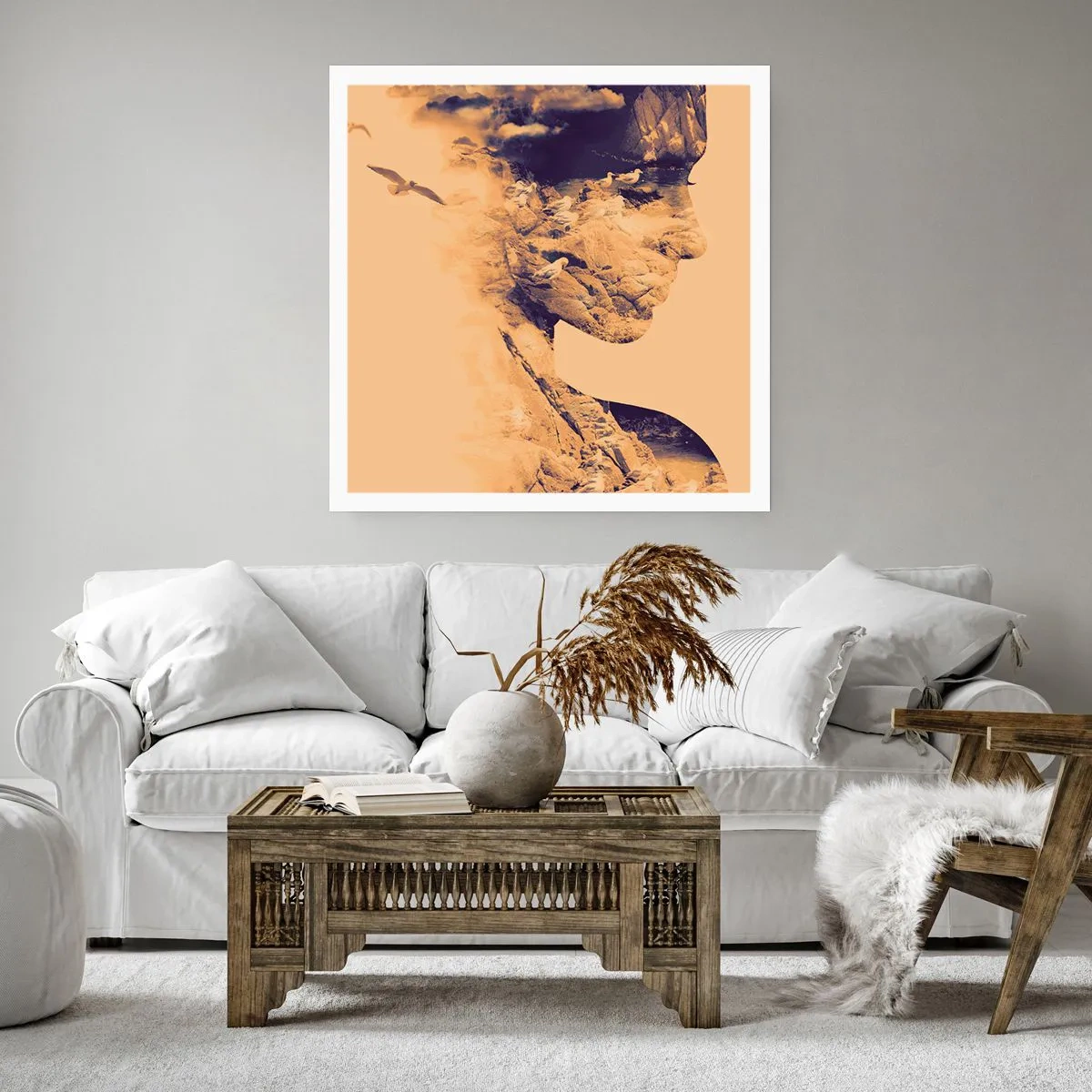 Plakát - Krásná od přírody - 50x50 cm