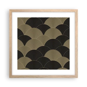 Plakát v rámu světlý dub - Jednota v mnohosti - 40x40 cm