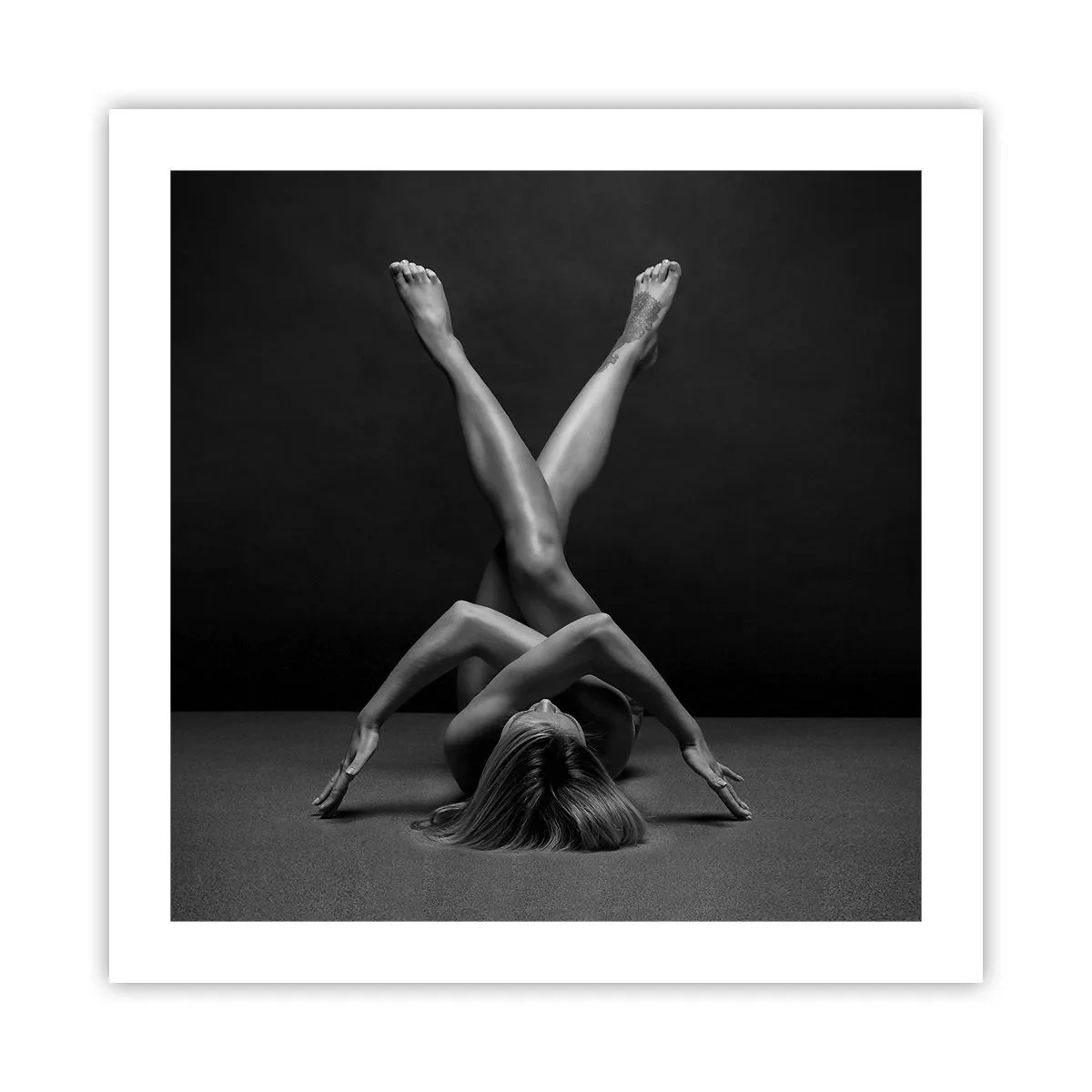 Plakát - Geometrie nahoty - 50x50 cm