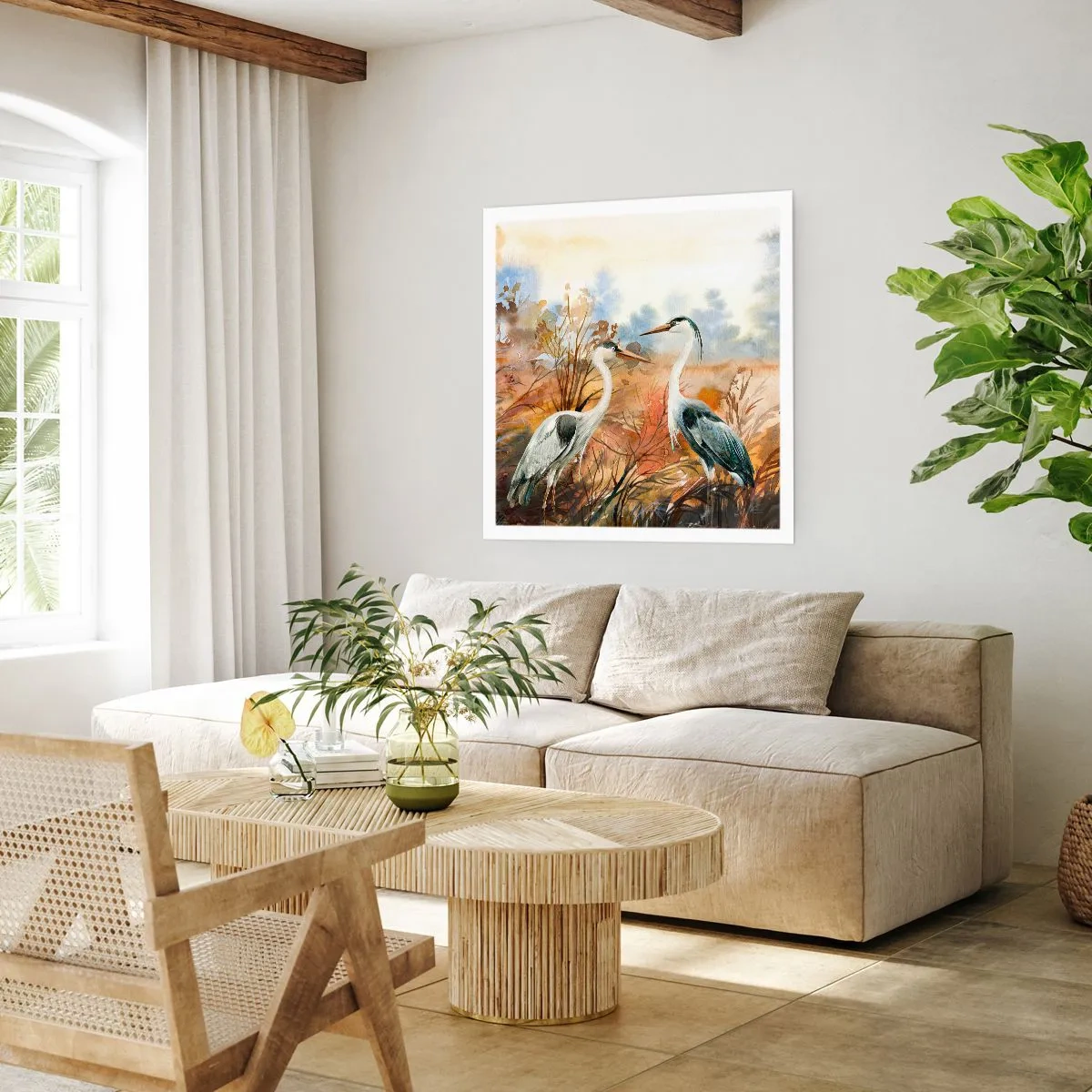 Plakát - Kam na podzim? - 40x40 cm