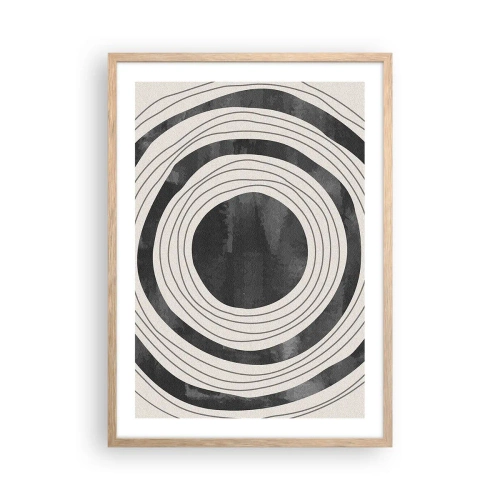 Plakát v rámu světlý dub - Přesný zásah - 50x70 cm