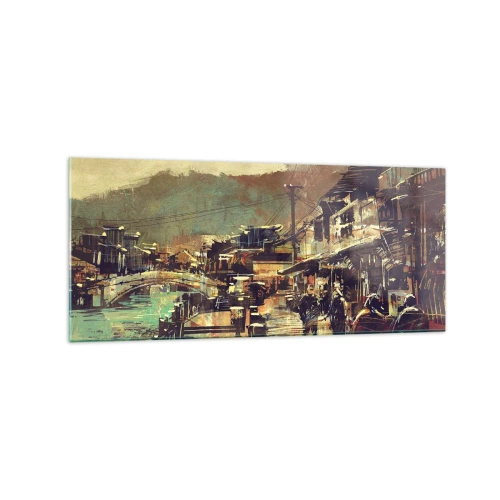 Obraz na skle - Život jako bohatství šedi - 120x50 cm