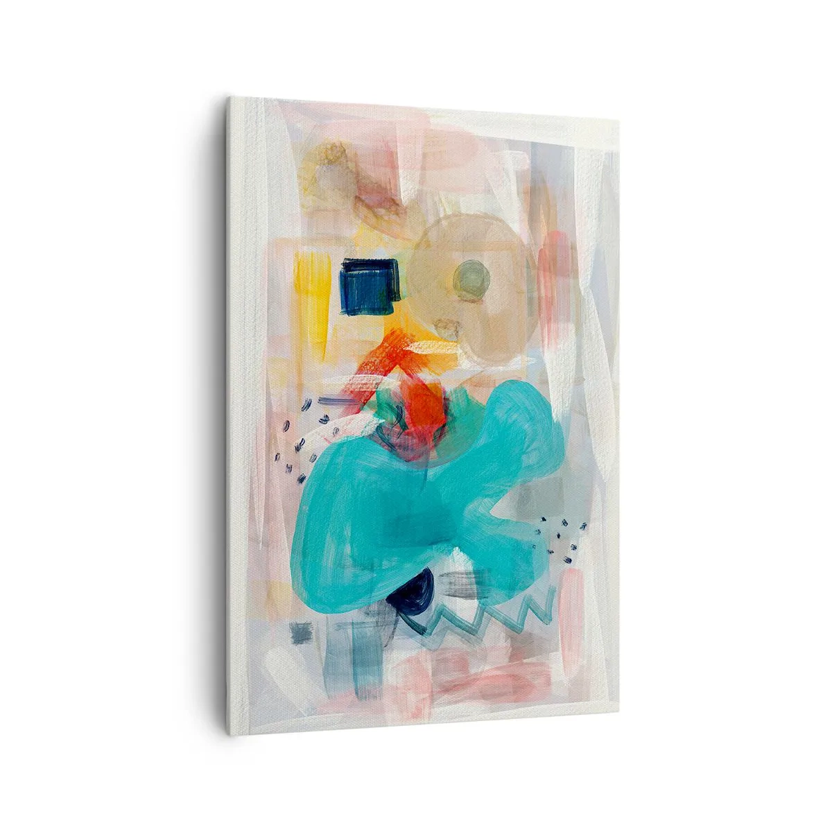 Obraz na plátně - Barevná hra - 70x100 cm