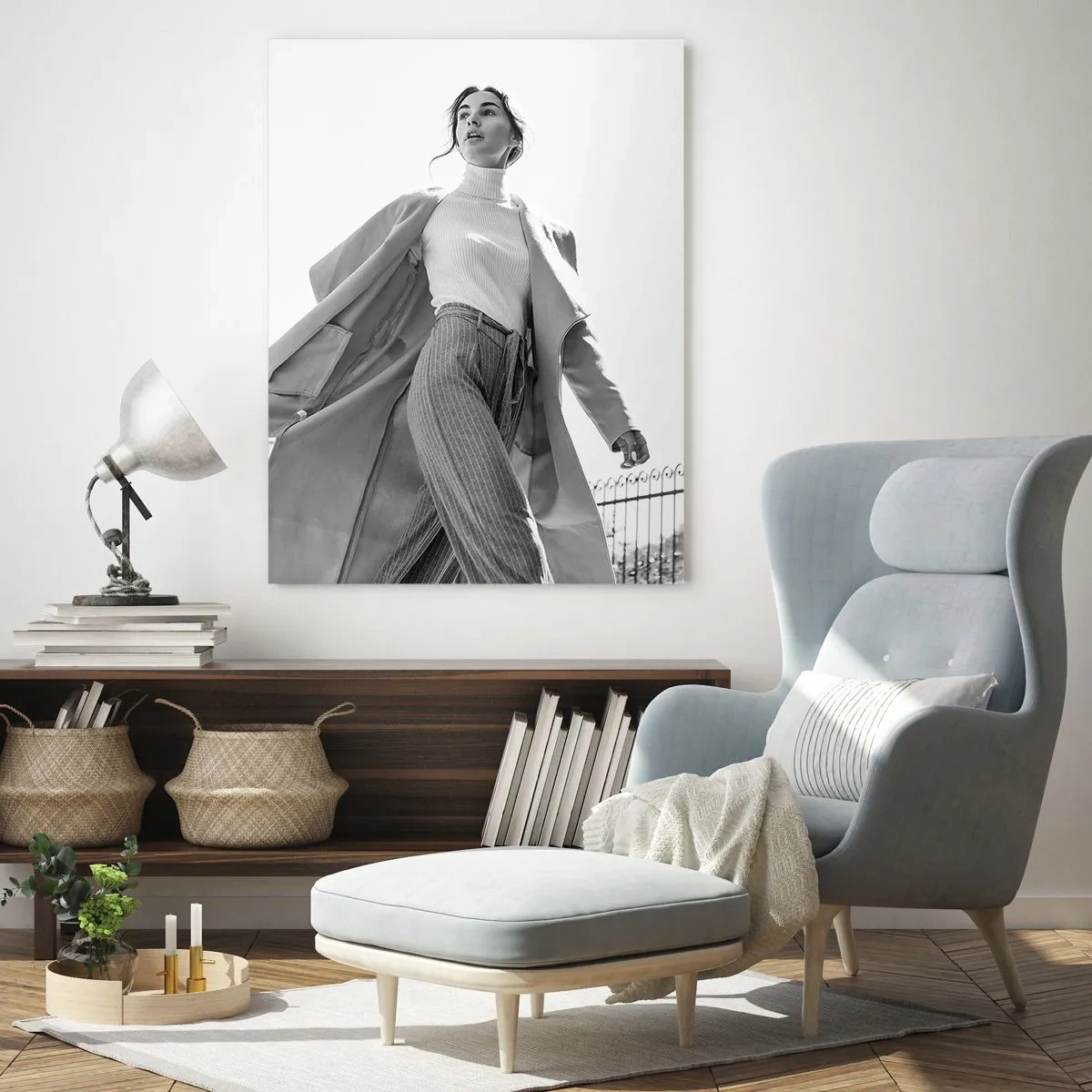Obraz na skle - Jdeš se mnou? - 70x100 cm
