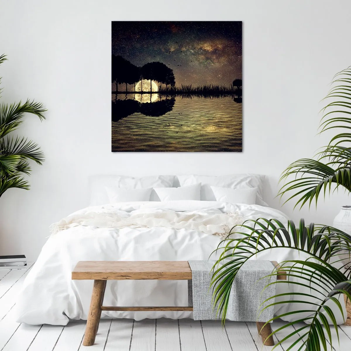 Obraz na plátně - Noc na konci světa - 40x40 cm