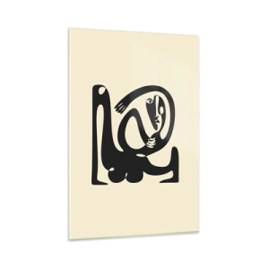 Obraz na skle - Téměř Picasso - 80x120 cm