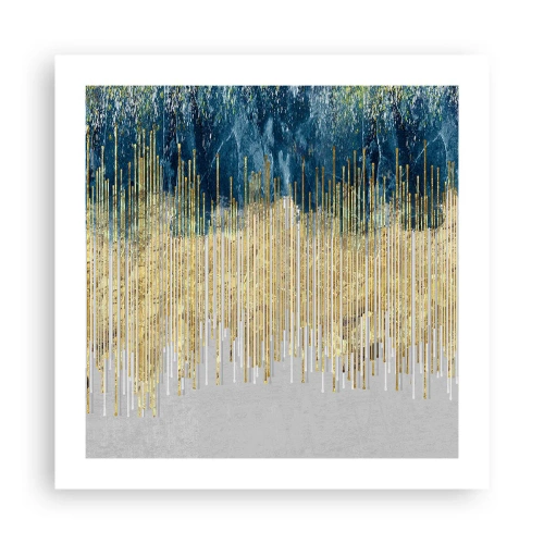 Plakát - Zlacená hranice - 50x50 cm