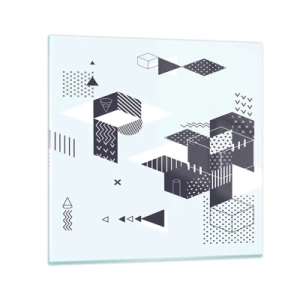 Obraz na skle - V duši matematika - 60x60 cm