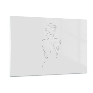 Obraz na skle - Hudba těla - 120x80 cm