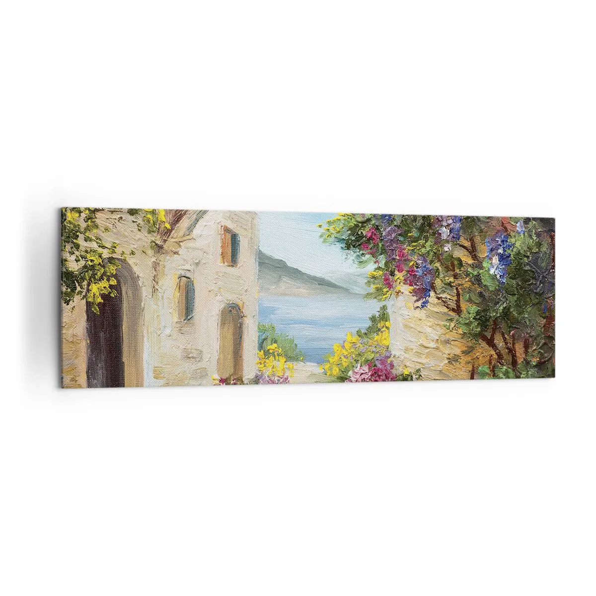 Obraz na plátně - Půvab pobřežní krajiny - 160x50 cm