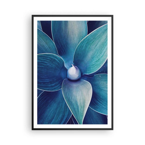 Plakát v černém rámu - Namodralý od nebe - 70x100 cm