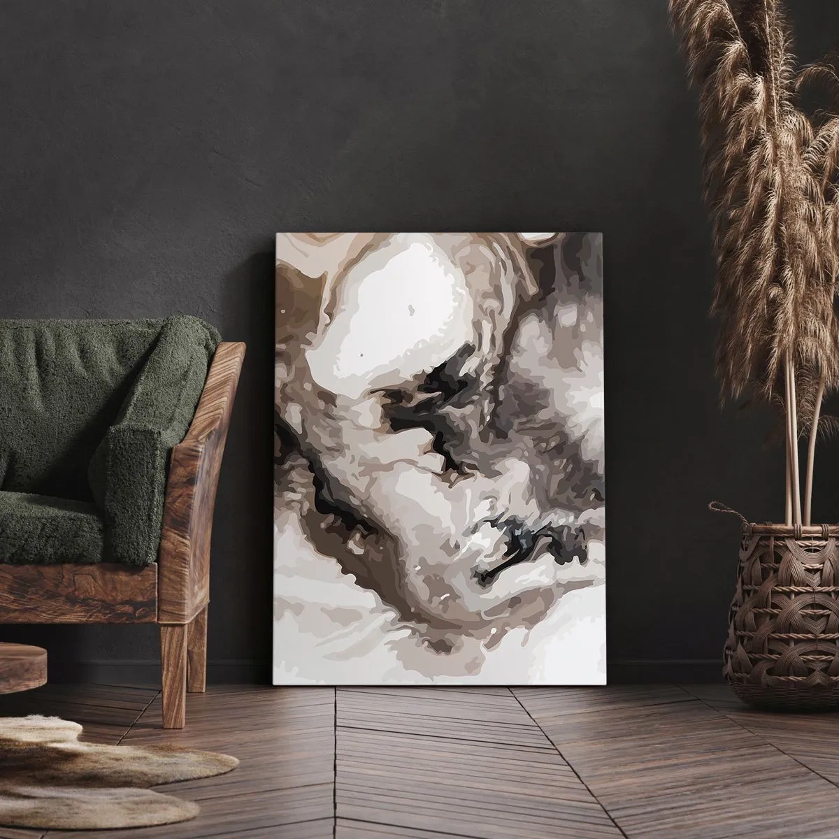 Obraz na plátně - Zrození galaxie - 55x100 cm