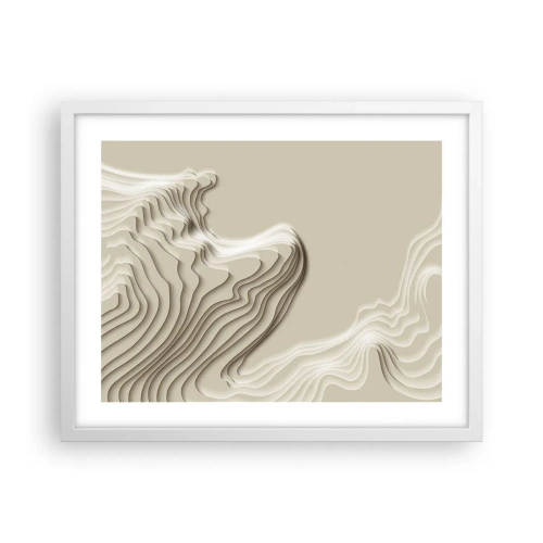 Plakát v bílém rámu - Topografie umění - 50x40 cm