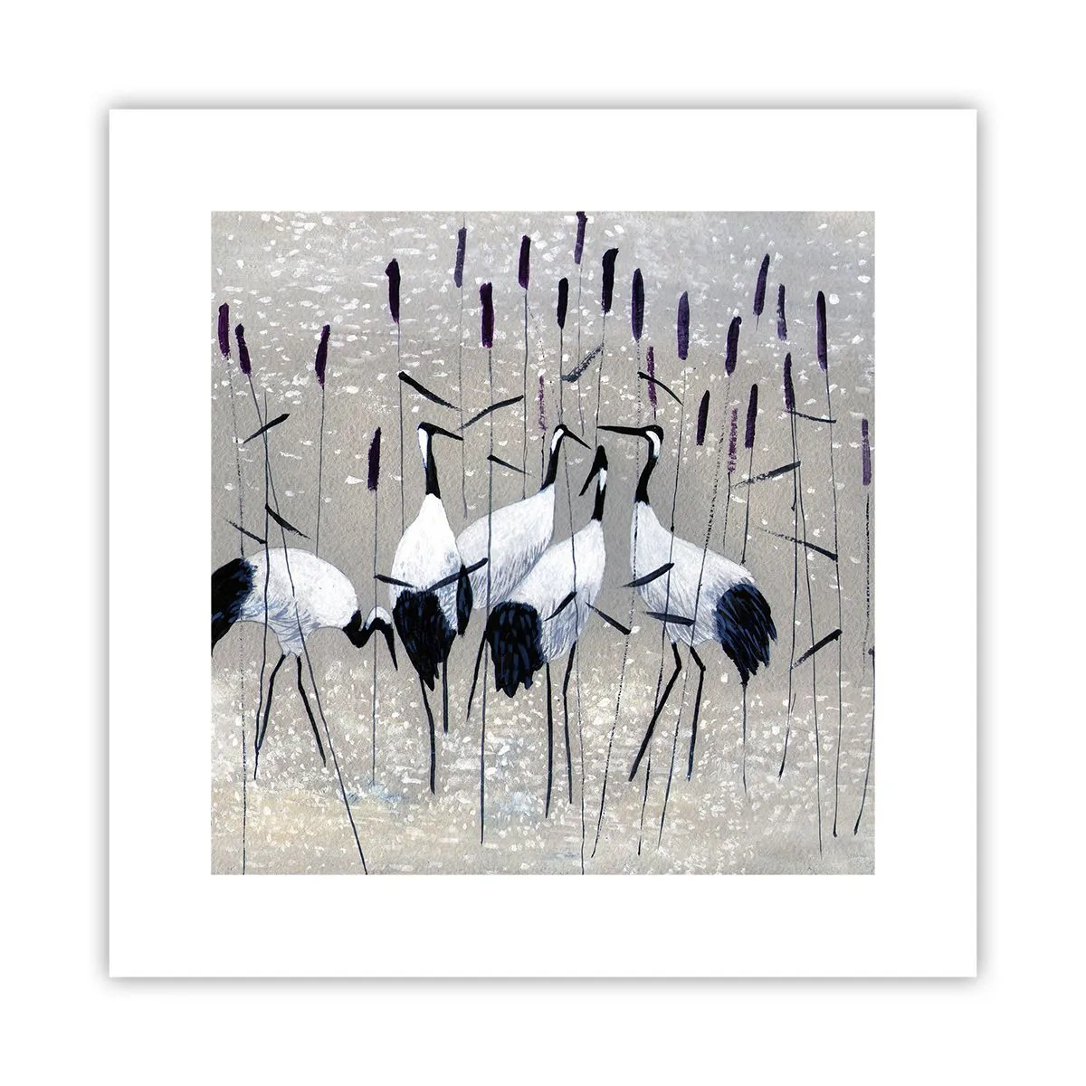 Plakát - Mezi svými - 30x30 cm