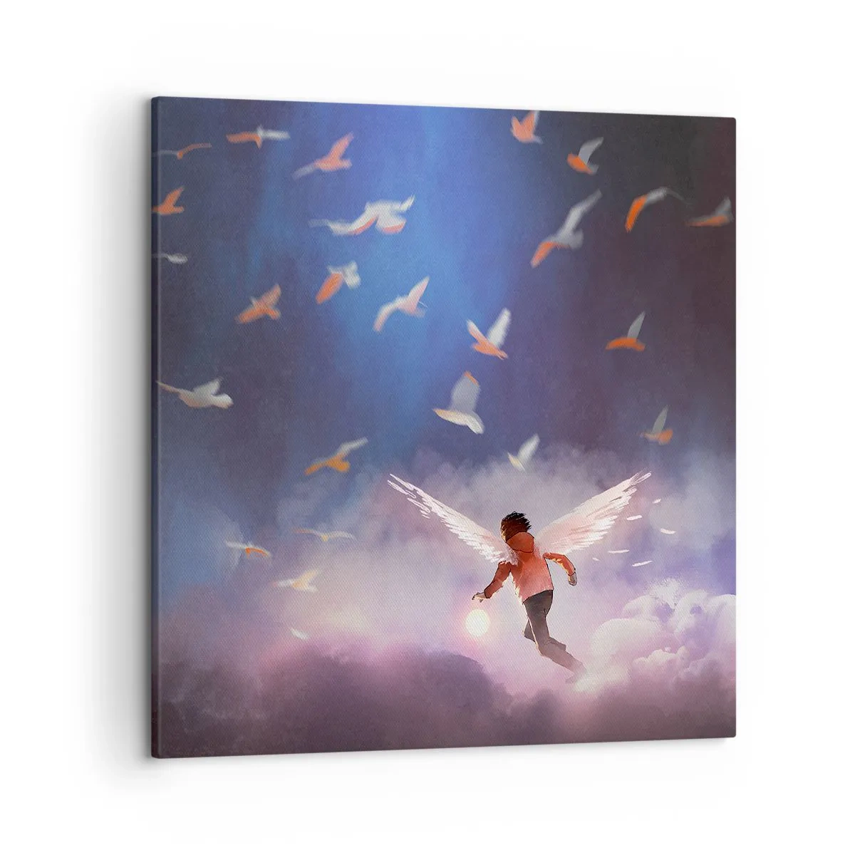 Obraz na plátně - Je třeba mít odvahu a představivost - 50x50 cm