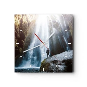 Nástěnné hodiny - Obnovení proporce - 40x40 cm