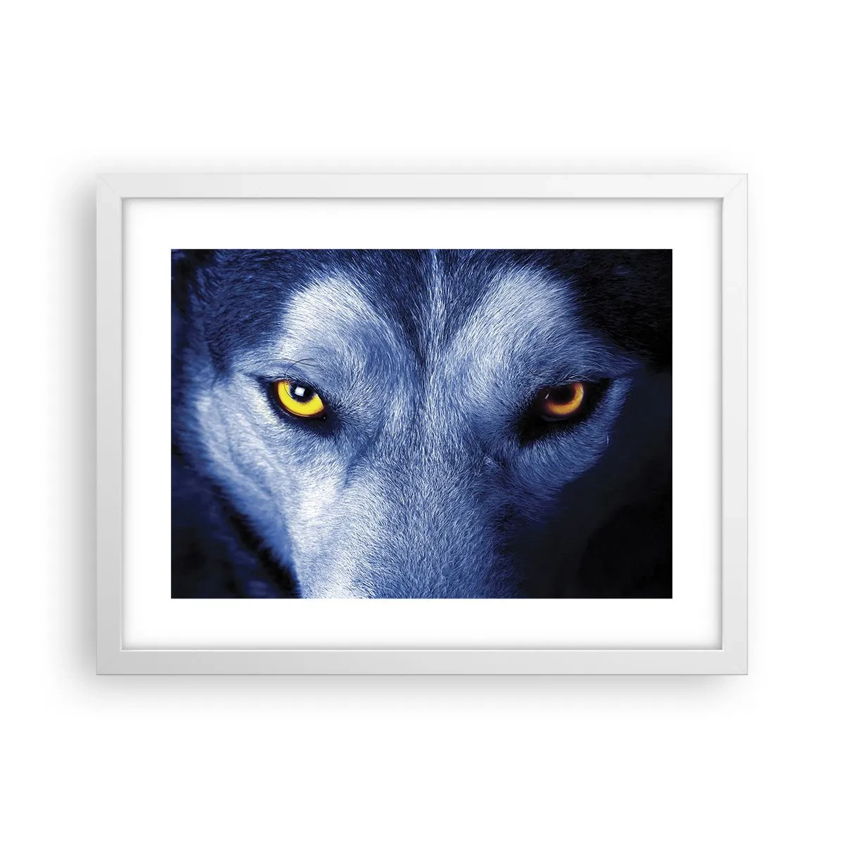 Plakát v bílém rámu - Fascinující pohled - 40x30 cm