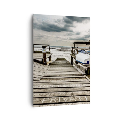 Obraz na plátně - Severní pláž - 70x100 cm