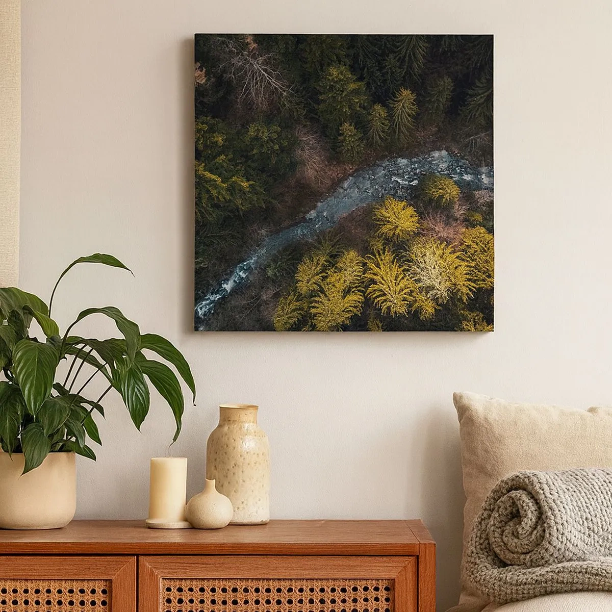 Obraz na plátně - Rychle, stále rychleji - 30x30 cm