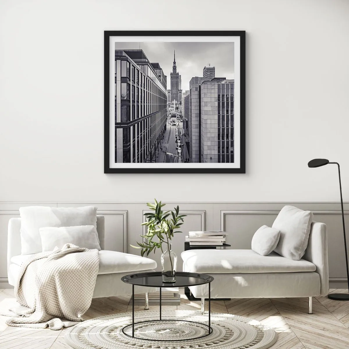 Plakát v černém rámu - Varšavské údolí - 60x60 cm