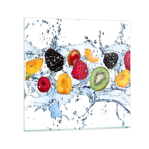 Obraz na skle - Bavte se s námi - 50x50 cm