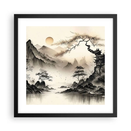 Plakát v černém rámu - Jedinečné kouzlo orientu - 40x40 cm