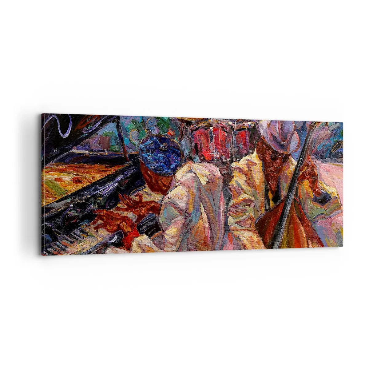 Obraz na plátně - V jednom rytmu - 100x40 cm